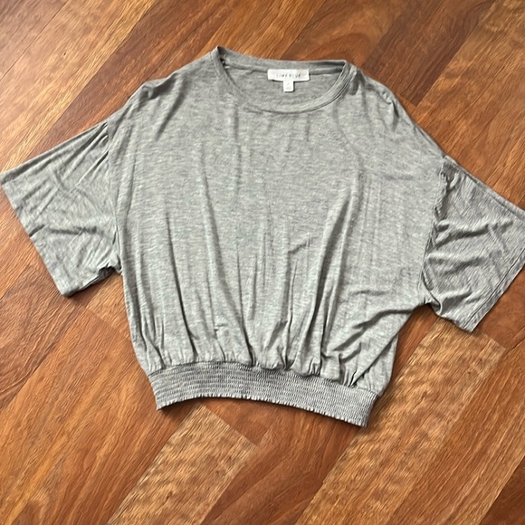 BNWOT Lime Blue elastic bottom super soft top - Picture 7 of 12